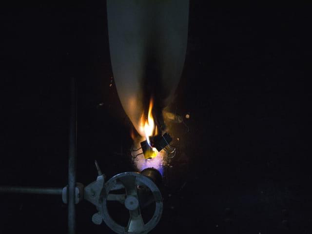 Textile flammability testing 